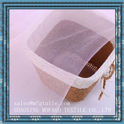 20d Polyester Tulle Fabric Mesh for Embroidery 